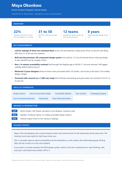 Brag sheet (corporate)