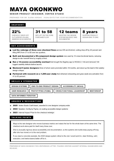 Brag sheet (noir)