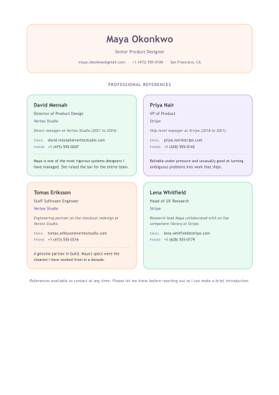 Reference list (pastel)